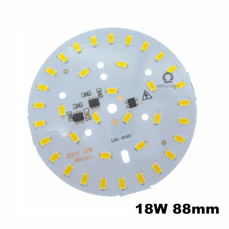10pcs-220v-18W-5730-smd-led-light-pcb-integrated-ic-driver-88mm-aluminum-blub-plate-for.jpg