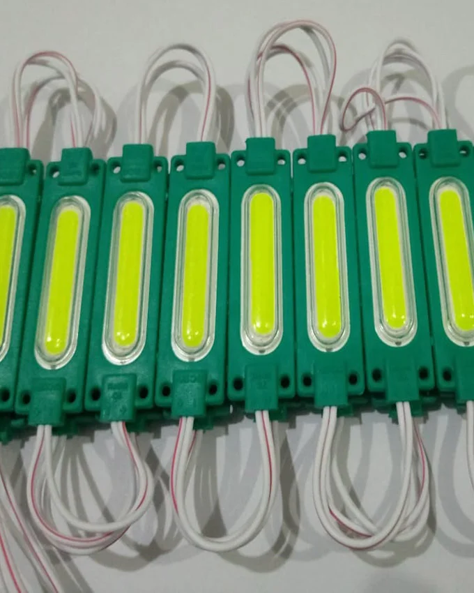 COB-led lamp with lens injection waterproof module