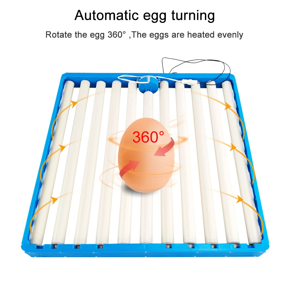 Roller-Egg-Tray-Incubator-360-Degree-Automatic-Rotating-Chicken-Duck-Goose-Quail-70-108-Egg-Hatching
