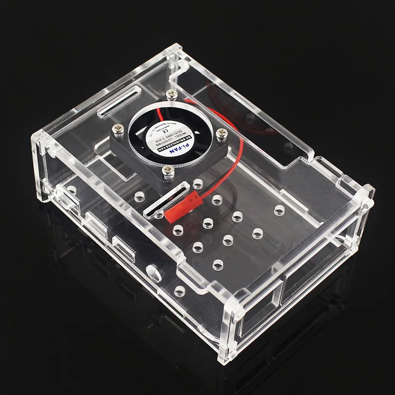 Transparent-Acrylic-Case-with-Cooling-Fan-for-Install-35-inch-Display-Panel-Suit-Raspberry-Pi-4B-1552753-descriptionImage1.jpeg